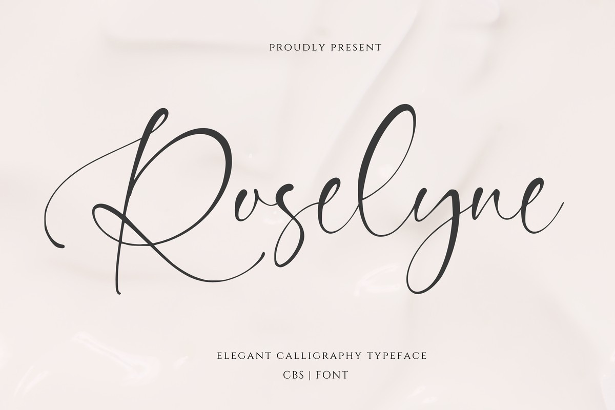 Шрифт Roselyne