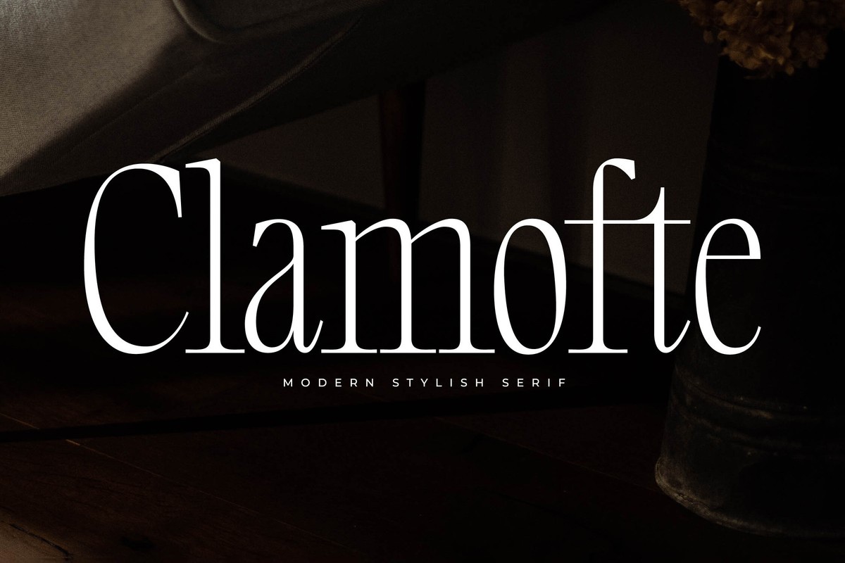 Шрифт Clamofte
