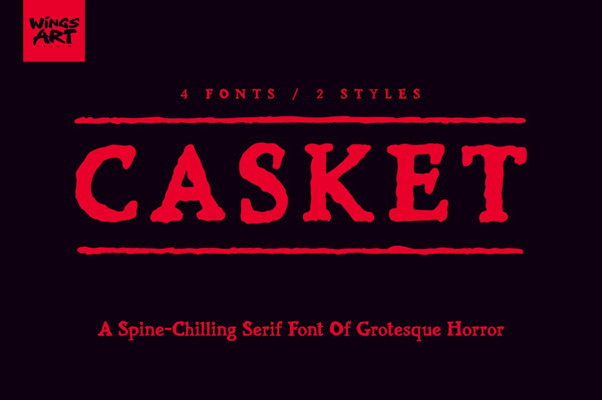 Шрифт Casket