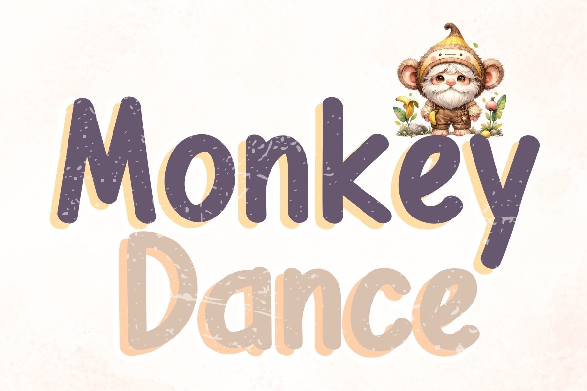 Шрифт Monkey Dance