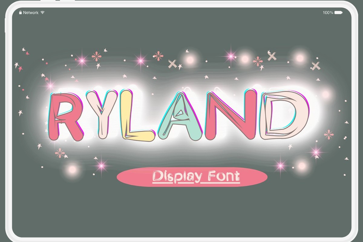Шрифт Rуland