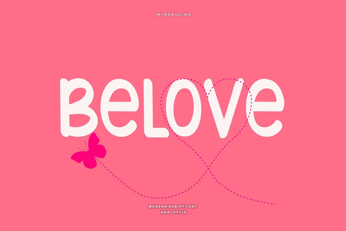 Шрифт Belove