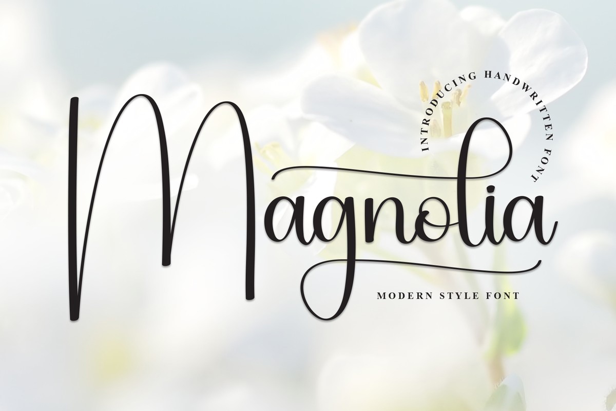 Шрифт Magnoliа