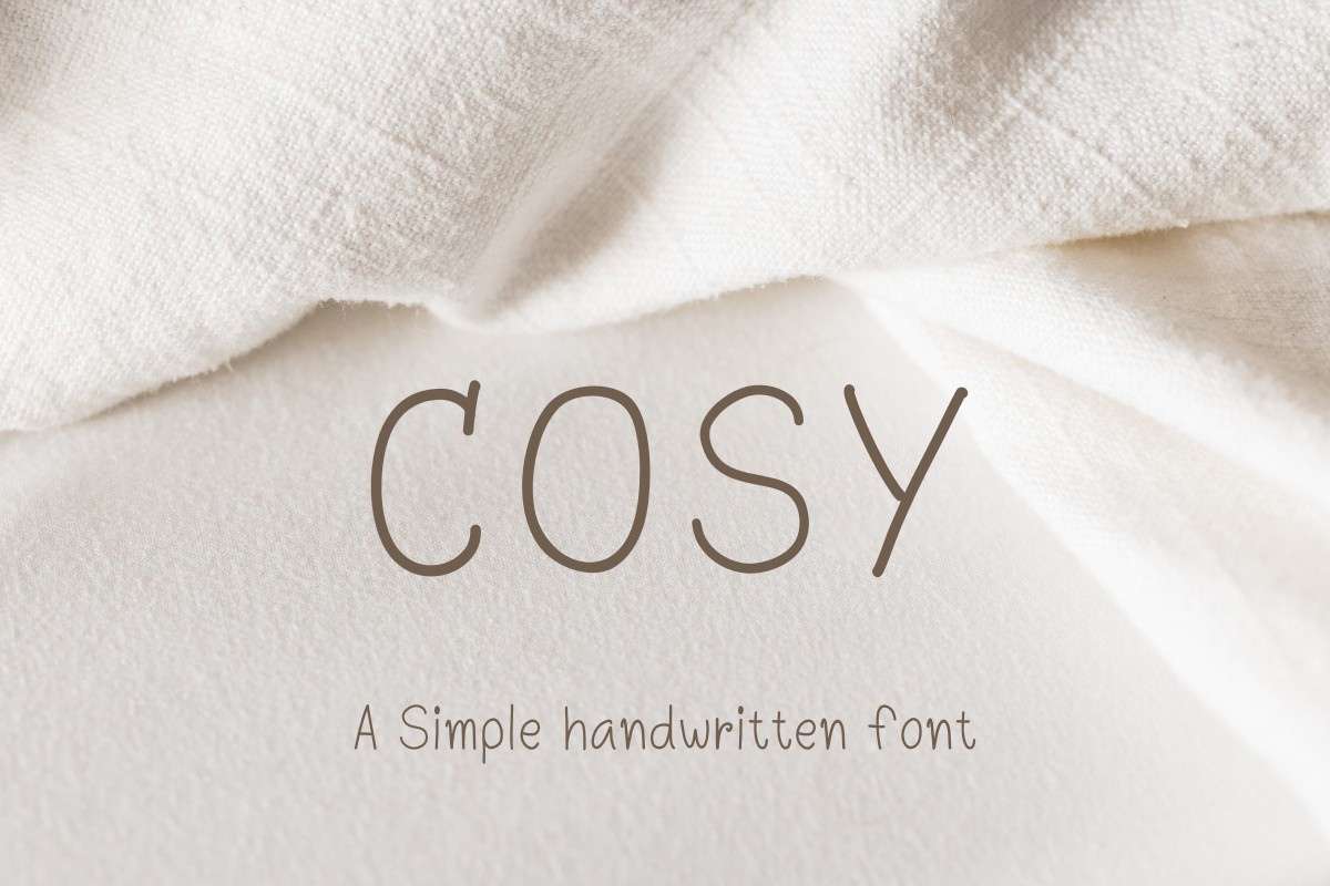 Шрифт Cosy