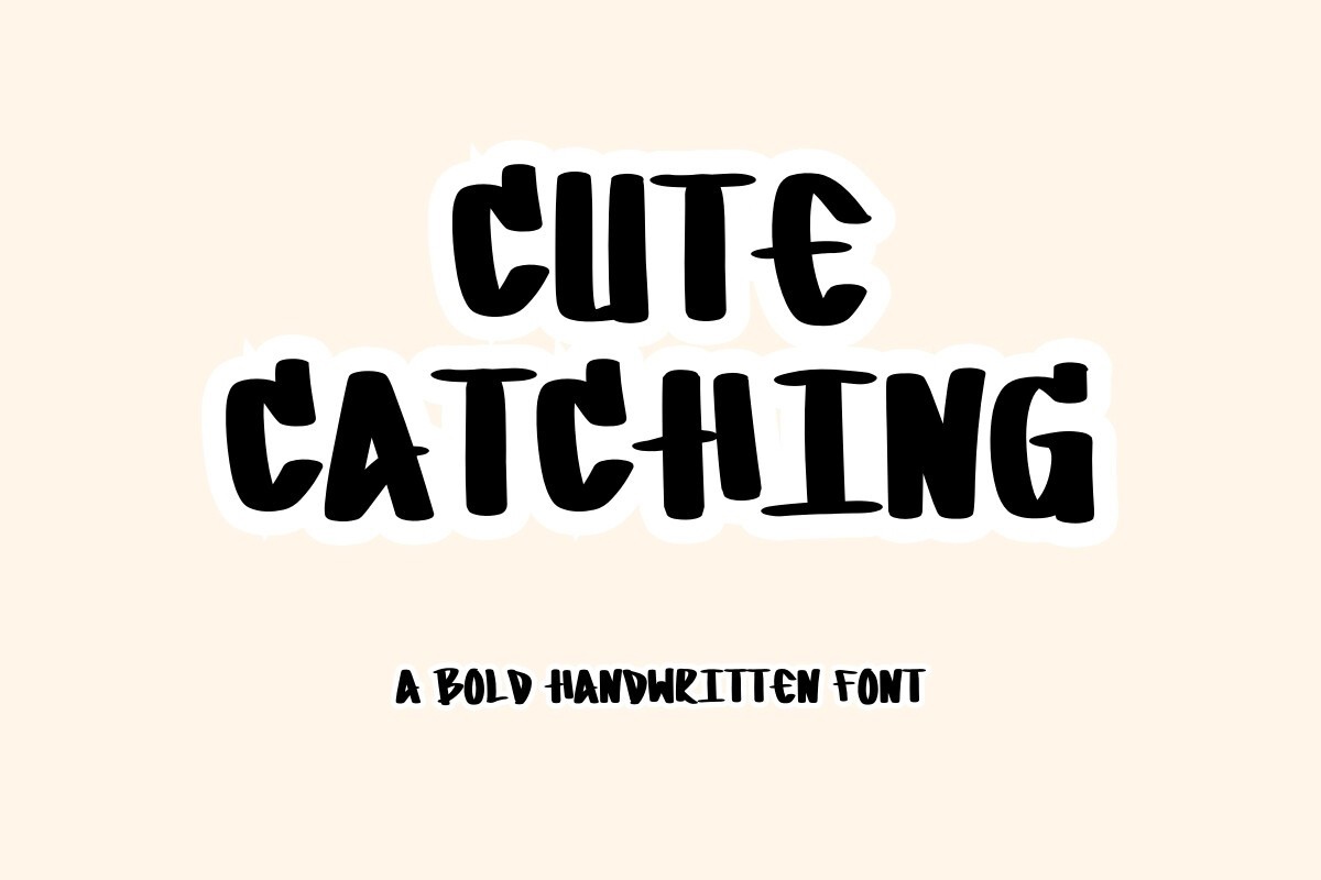 Шрифт CuteCatching