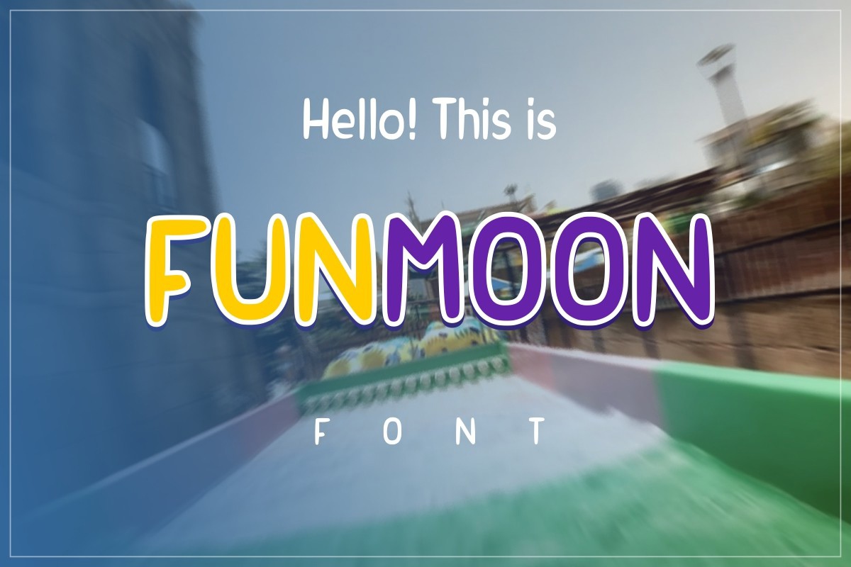 Шрифт Funmoon