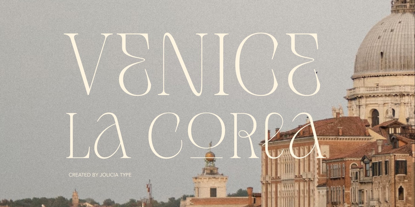 Шрифт Venice La Corla