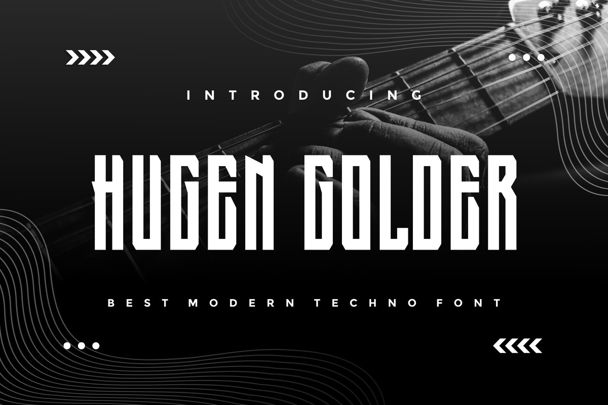 Шрифт Hugen Golder