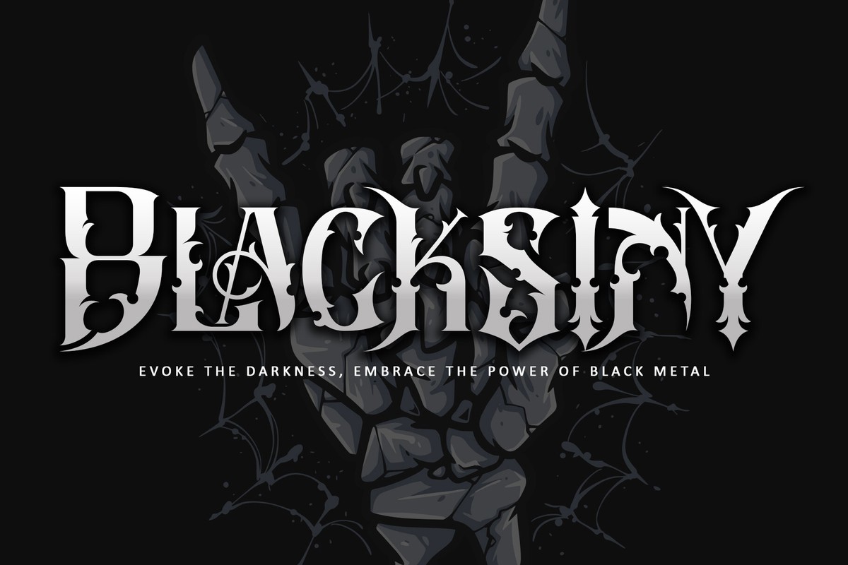 Шрифт Blacksiny