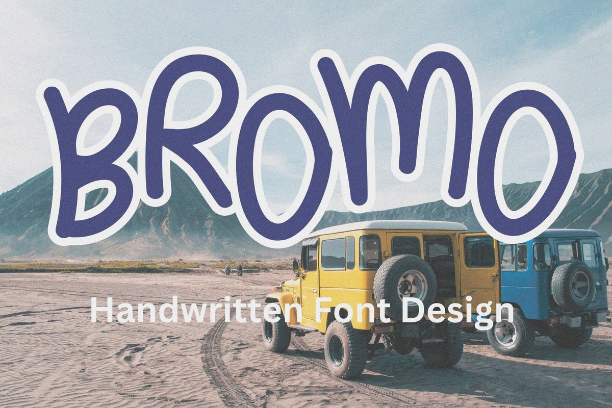 Шрифт Bromo