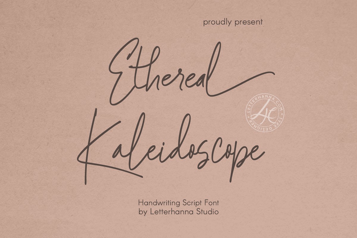 Шрифт Ethereal Kaleidoscope