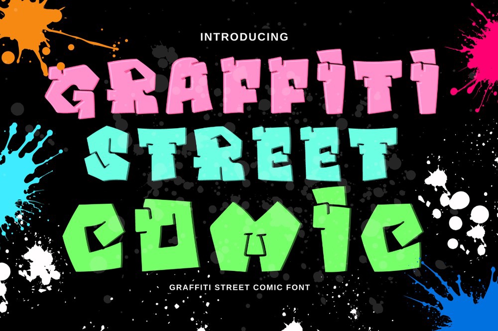 Шрифт Graffiti Street Comic