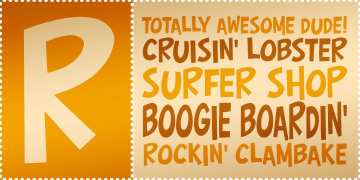 Шрифт Surfer Shop BTN