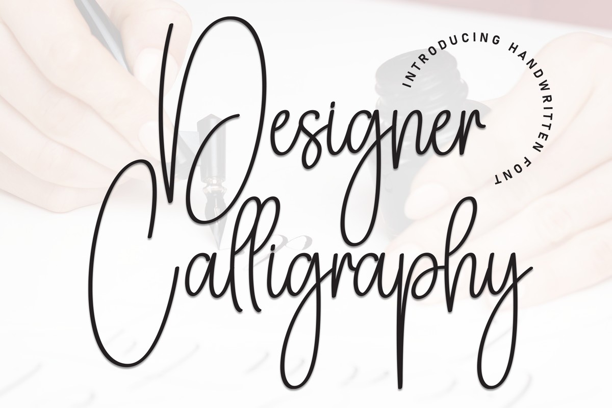 Шрифт Designer Calligraph
