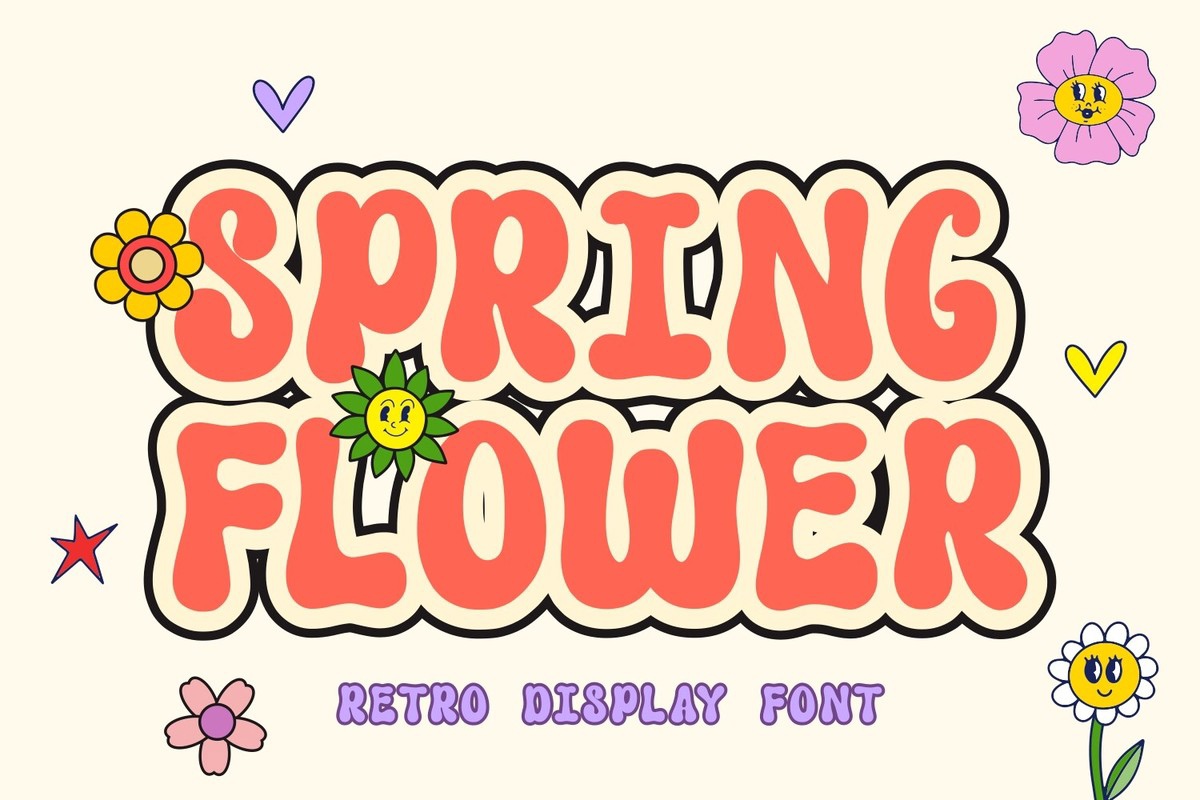 Шрифт Spring Flower