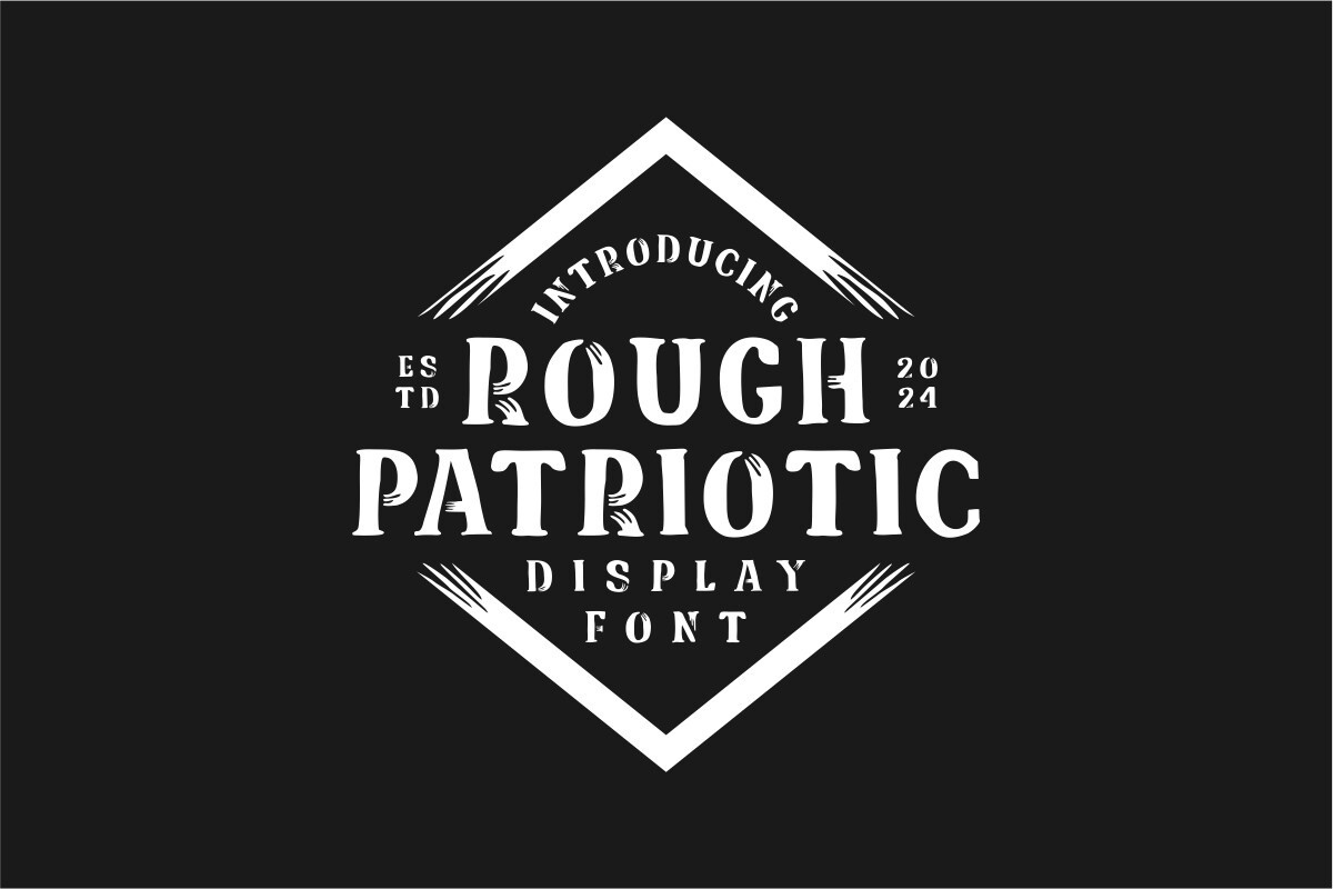 Шрифт Rough Patriotic
