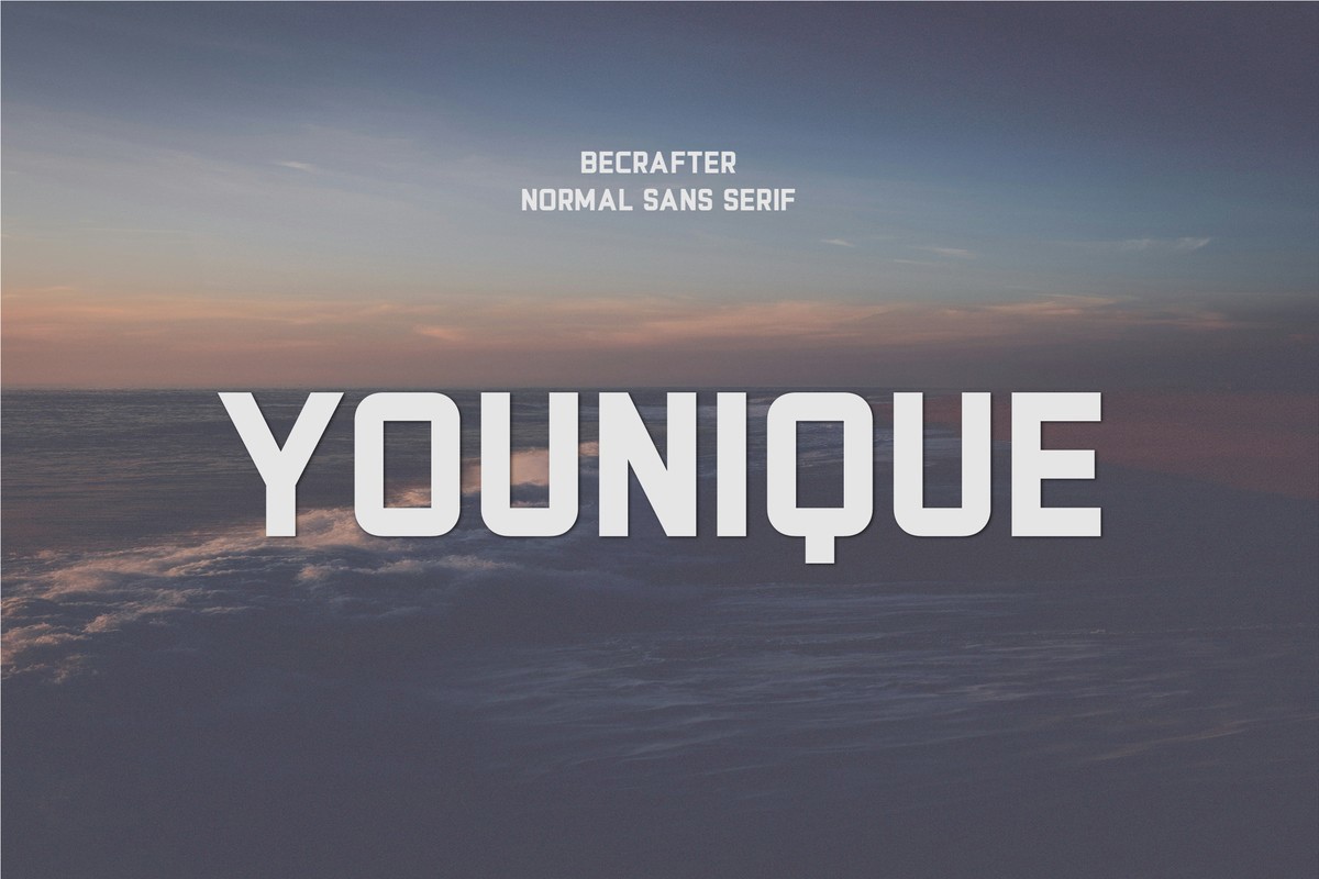 Шрифт Younique