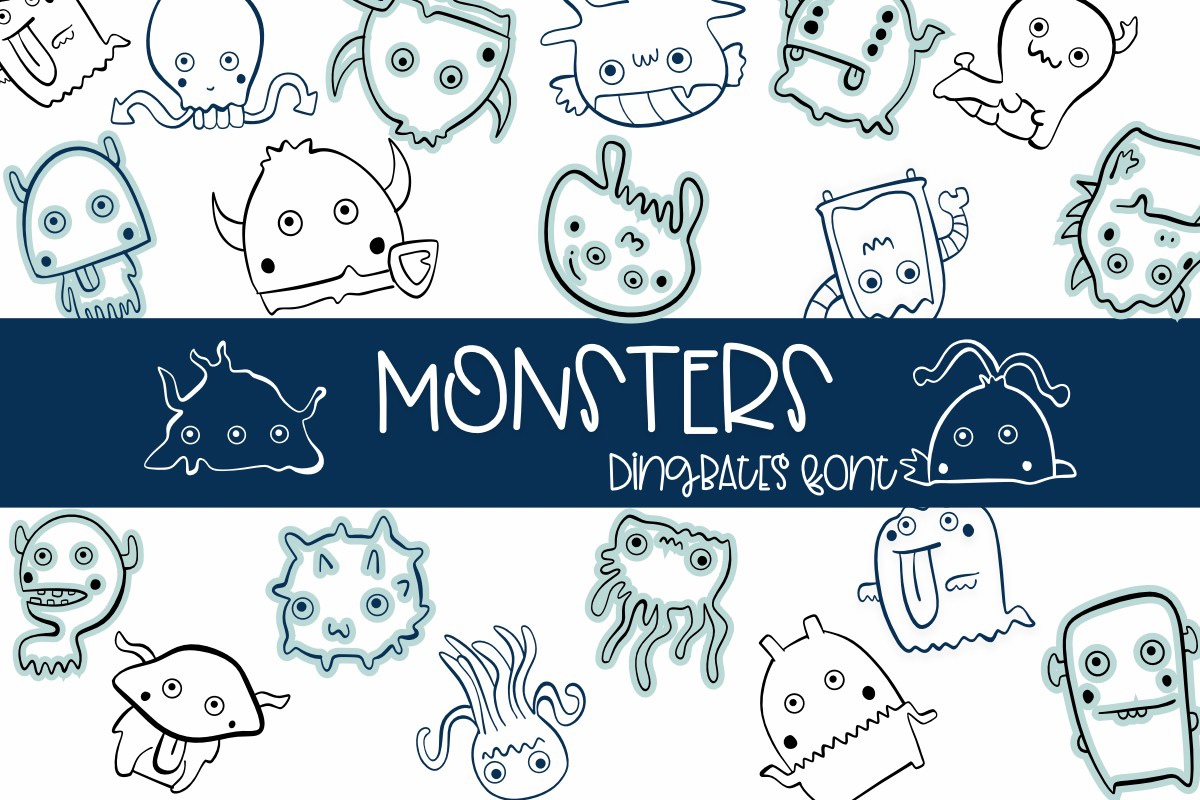 Шрифт Monsters