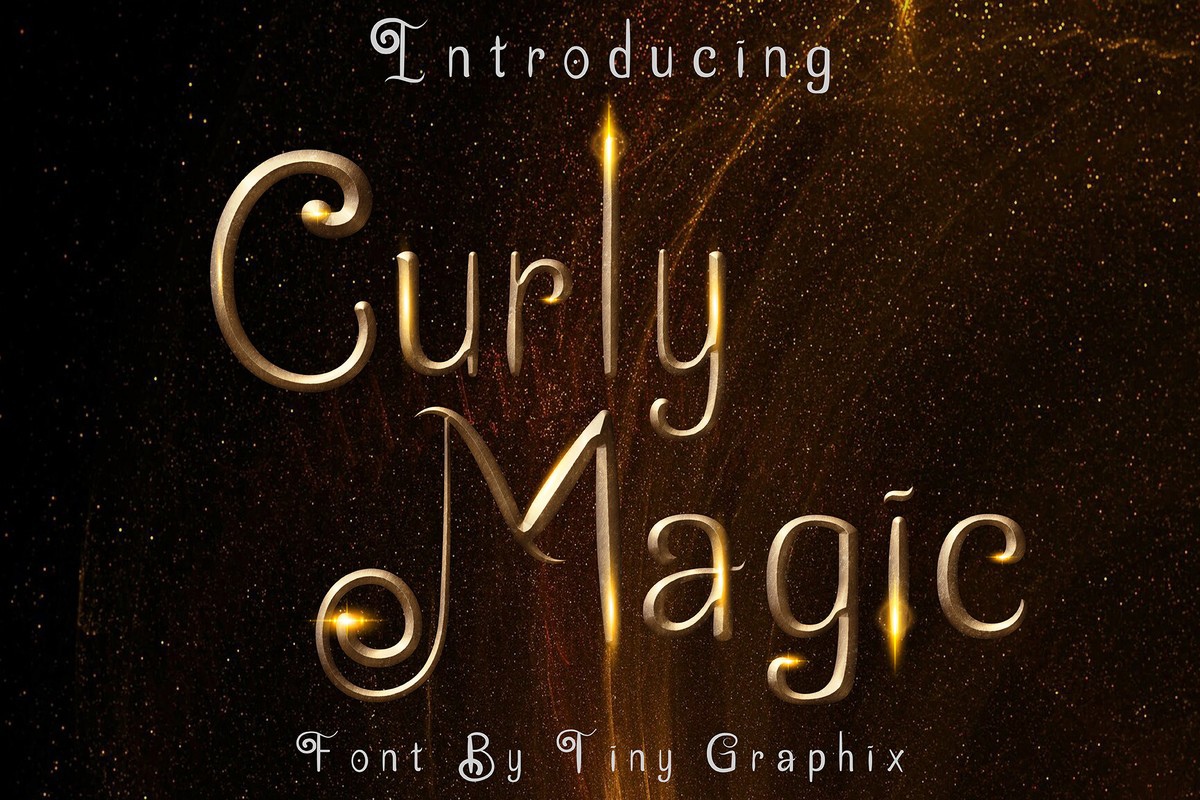 Шрифт Curly Magic