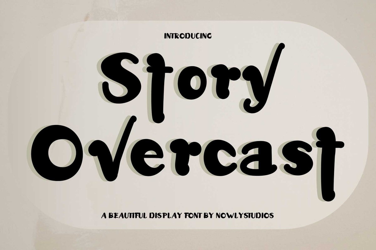 Шрифт Story Overcast
