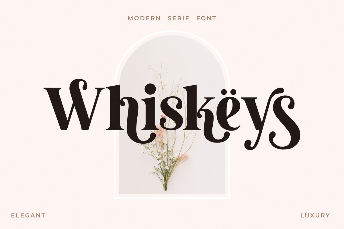 Шрифт Whiskeys
