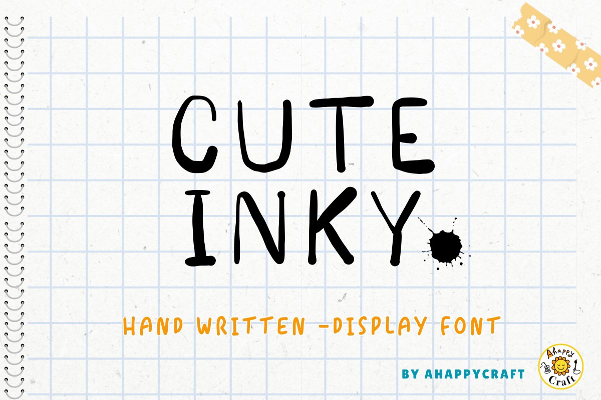 Шрифт Cute Inky