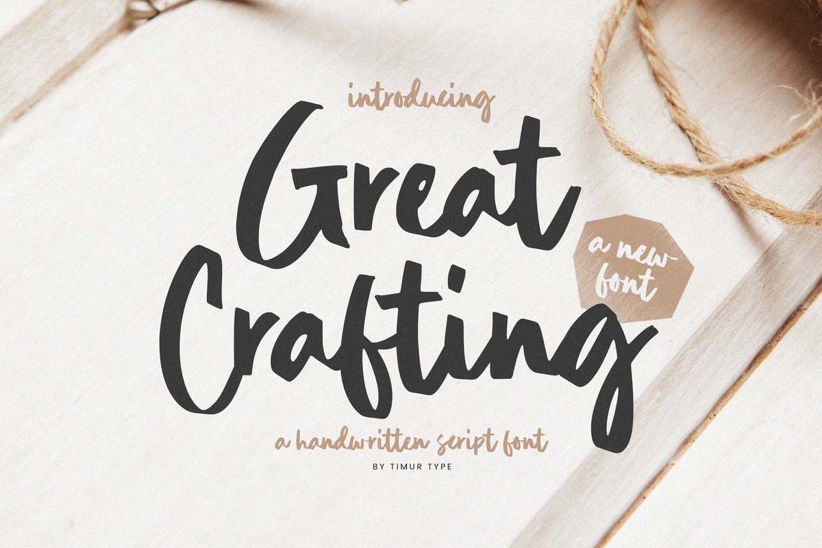 Шрифт Great Crafting