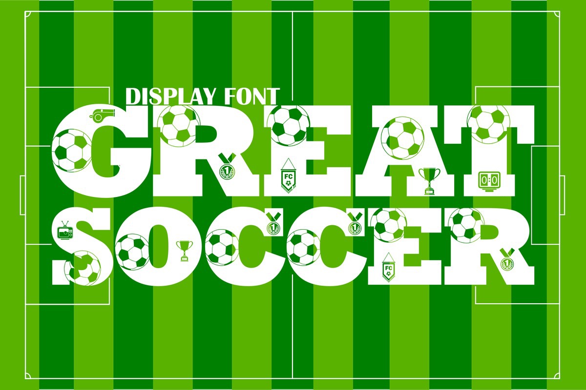 Шрифт Great Soccer