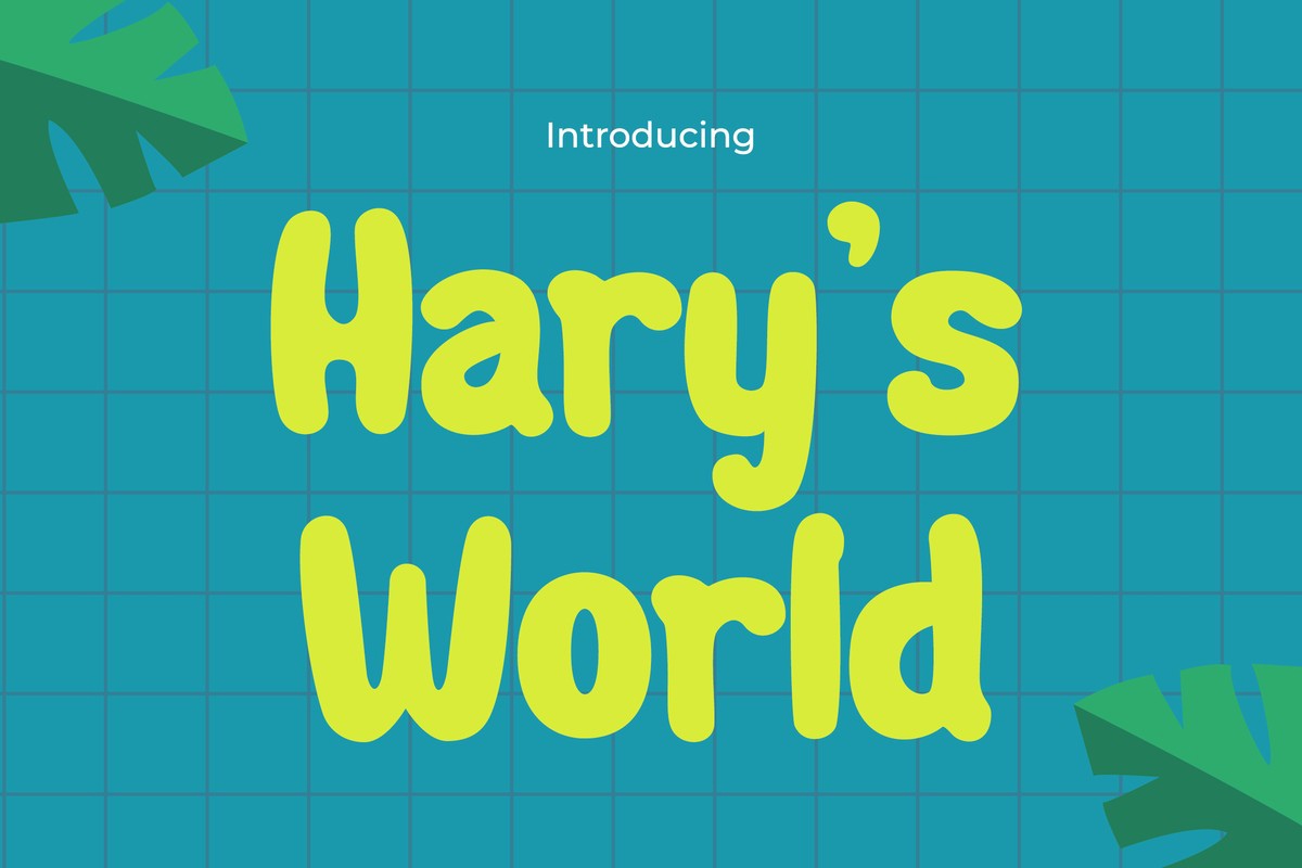 Шрифт Harys World