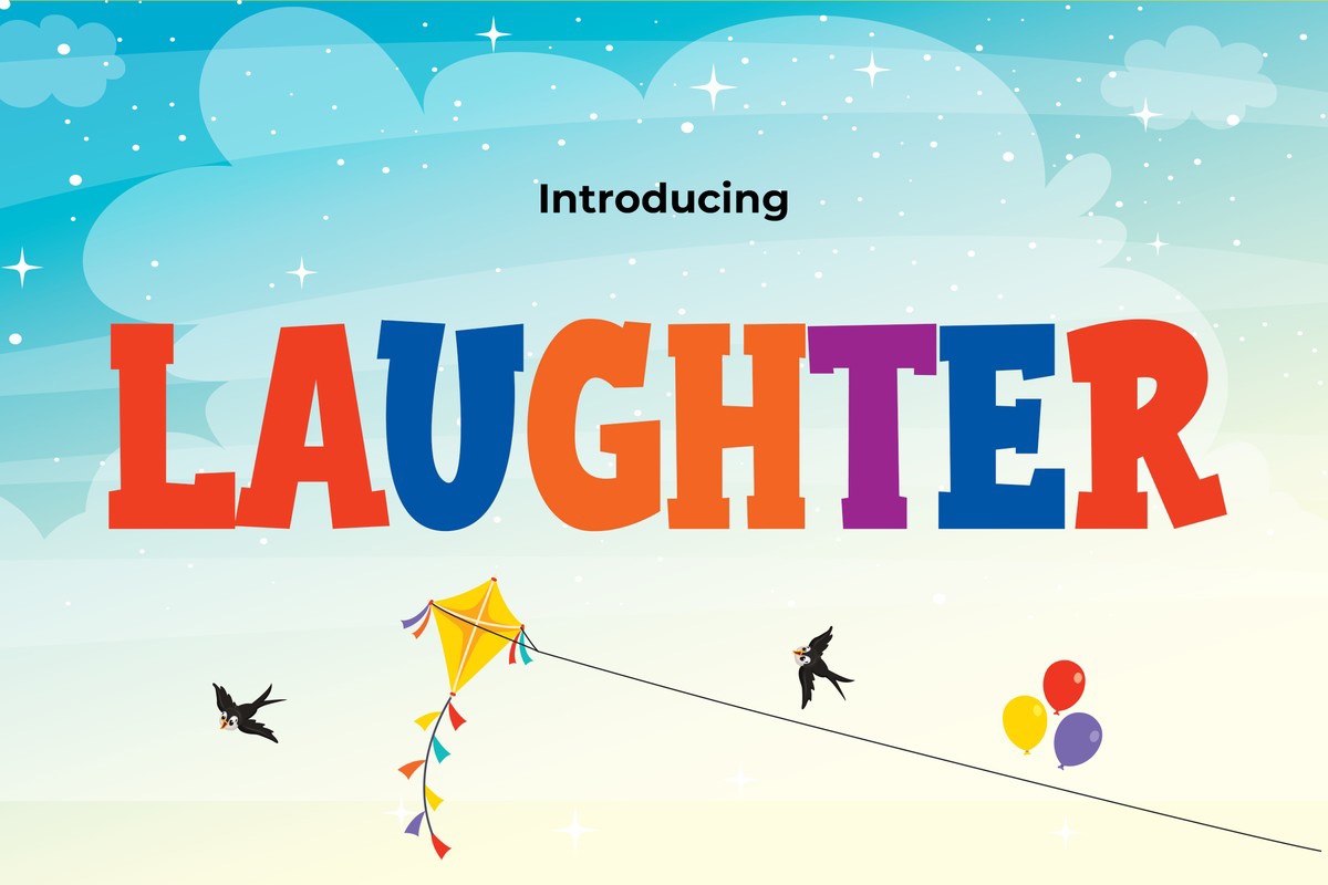 Шрифт Laughter
