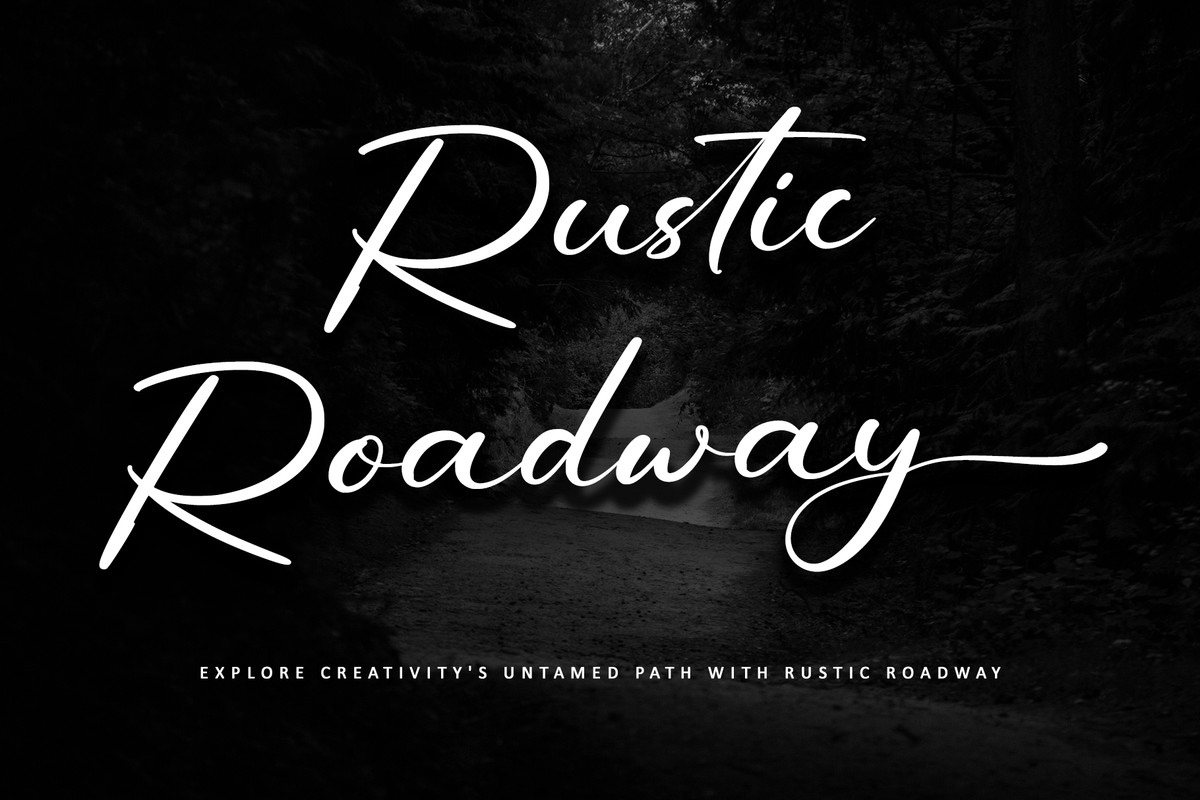 Шрифт Rustic Roadway