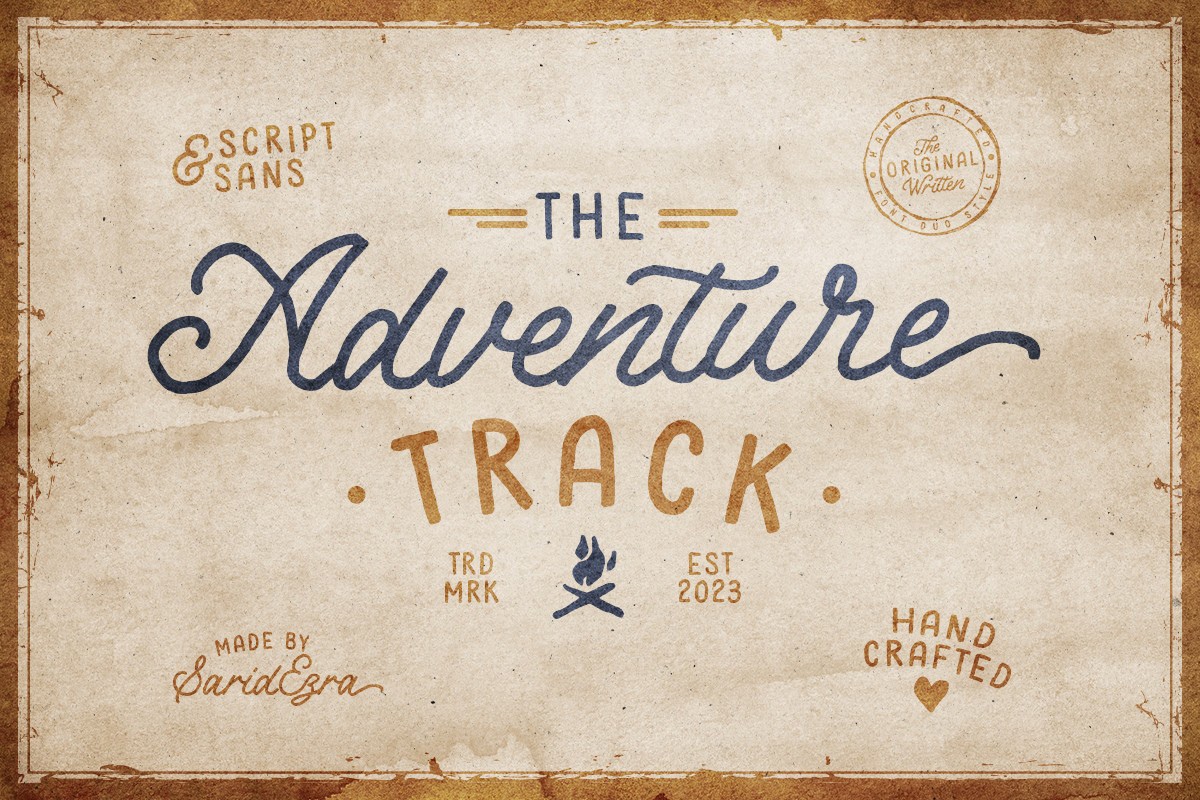 Шрифт Adventure Track