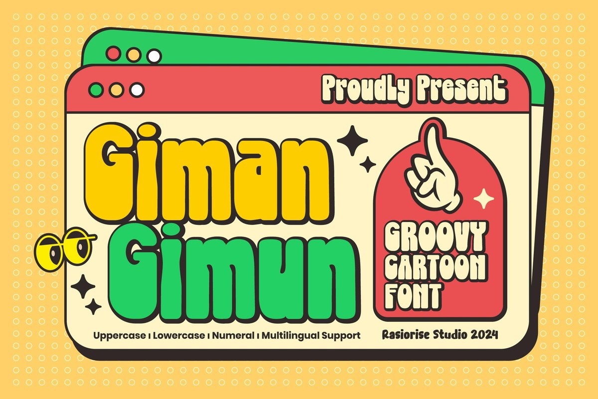 Шрифт Giman Gimun