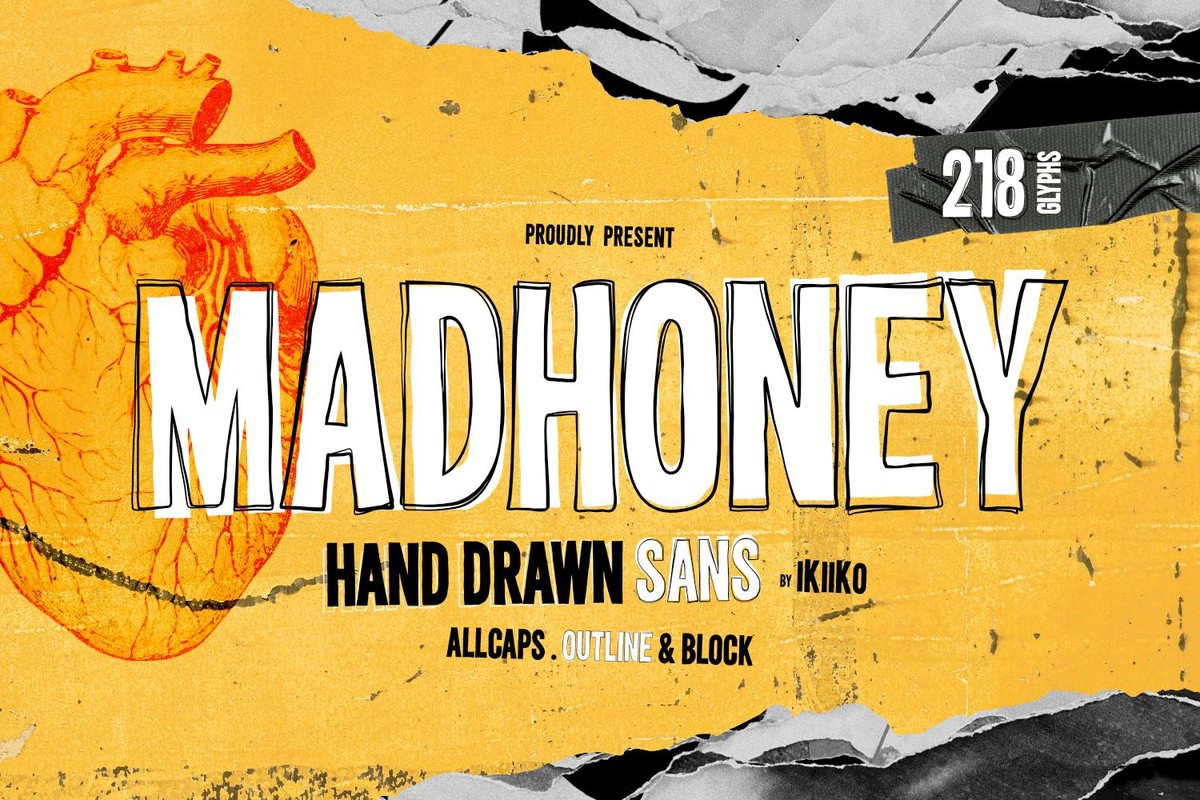 Шрифт Madhoney