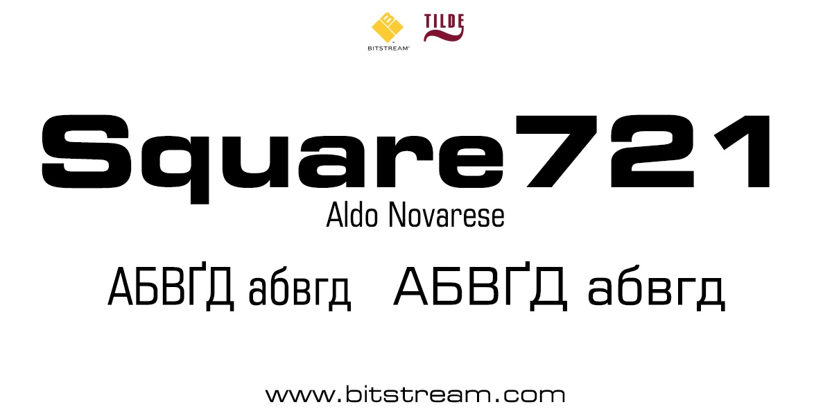 Шрифт Square721