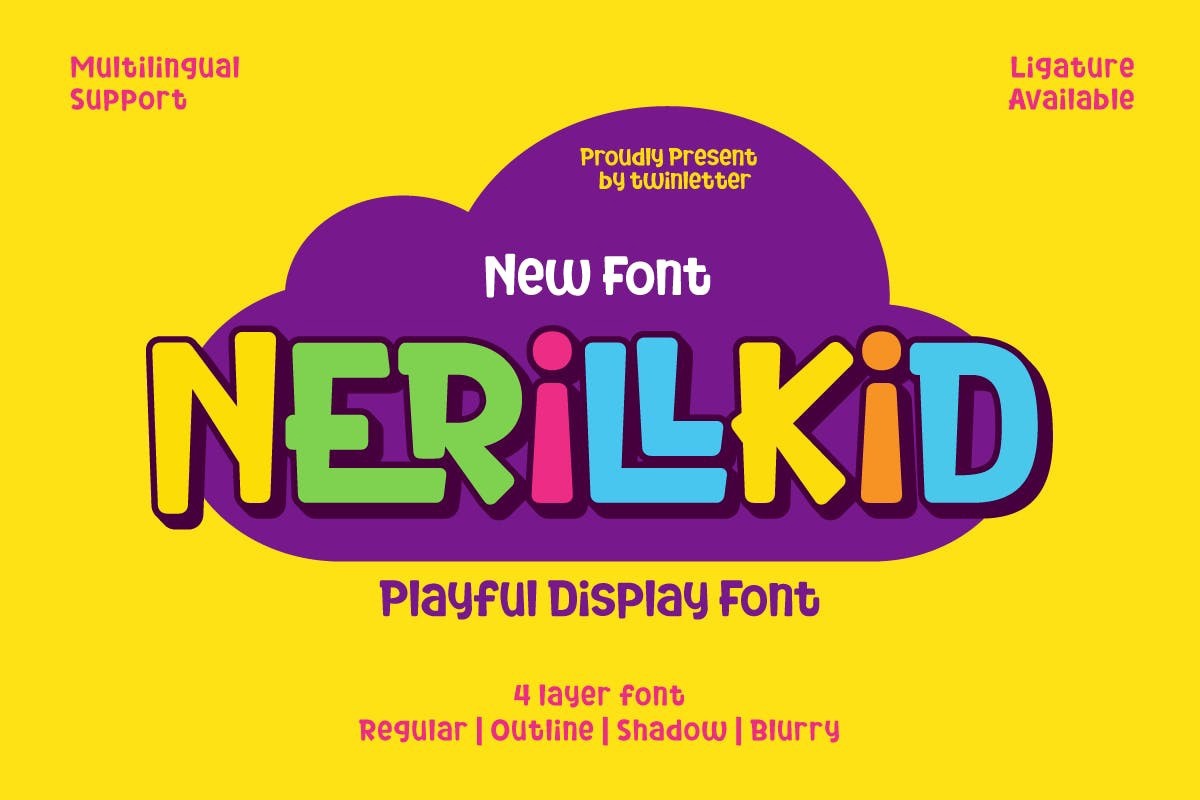 Шрифт Nerillkid