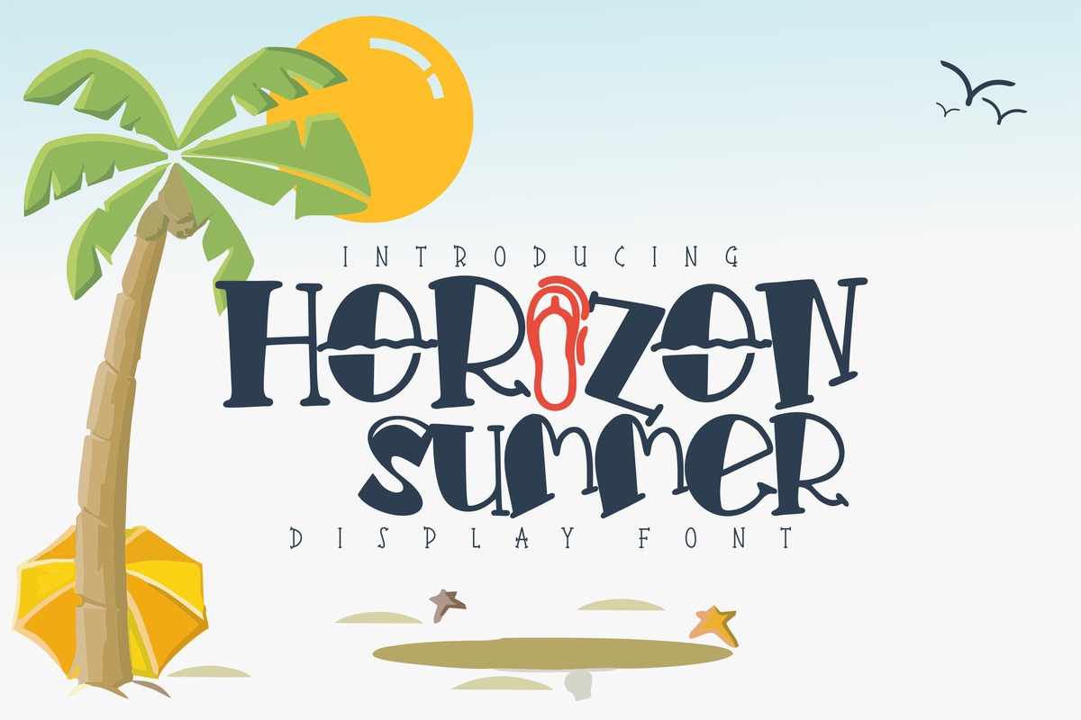 Шрифт Horizon Summer