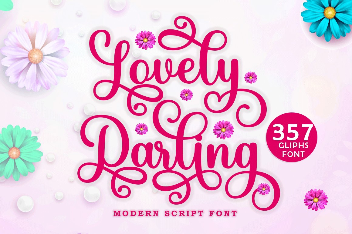 Шрифт Lovely Darling Script