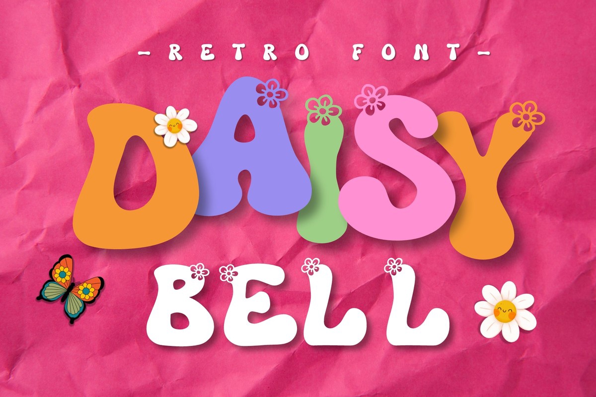 Шрифт Retro Daisy Bell