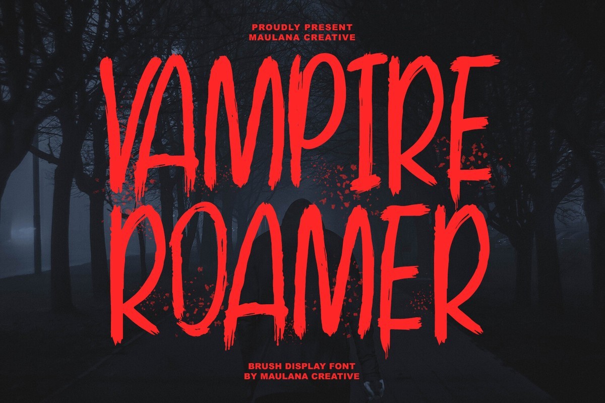 Шрифт Vampire Roamer