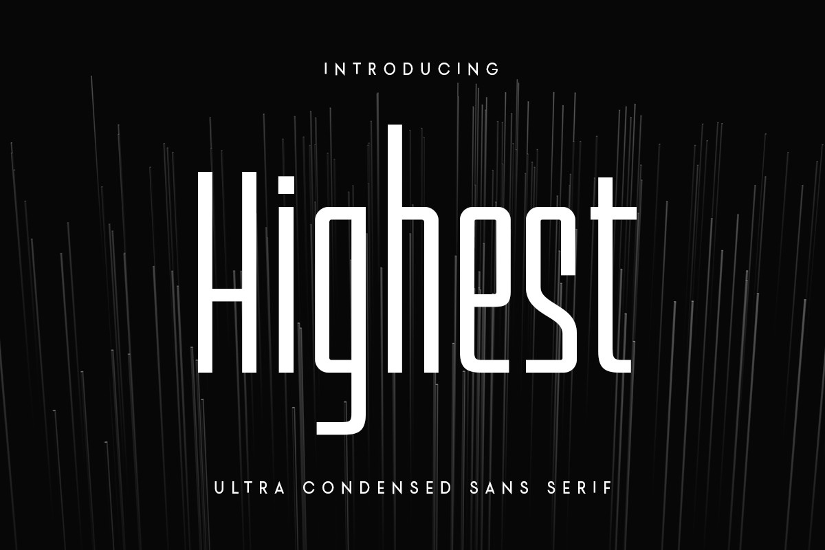 Шрифт Highest