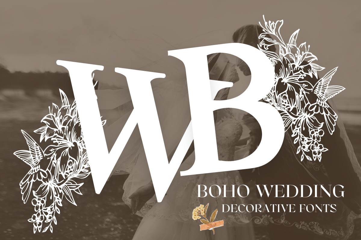 Шрифт Boho Wedding