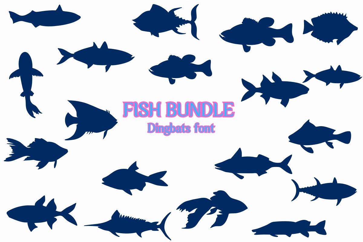 Шрифт Fish Bundle