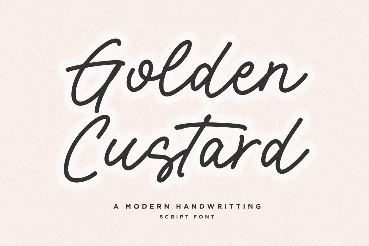 Шрифт Golden Custard