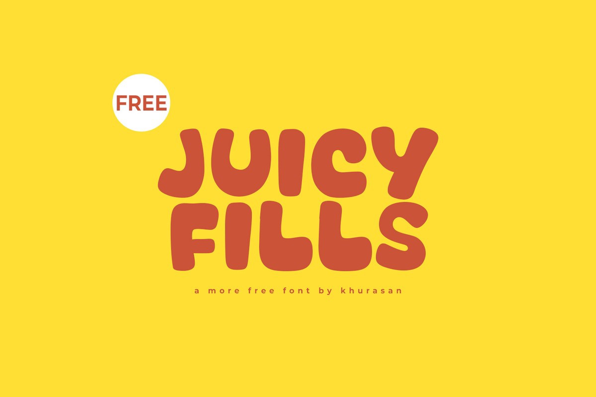 Шрифт Juicy Fills