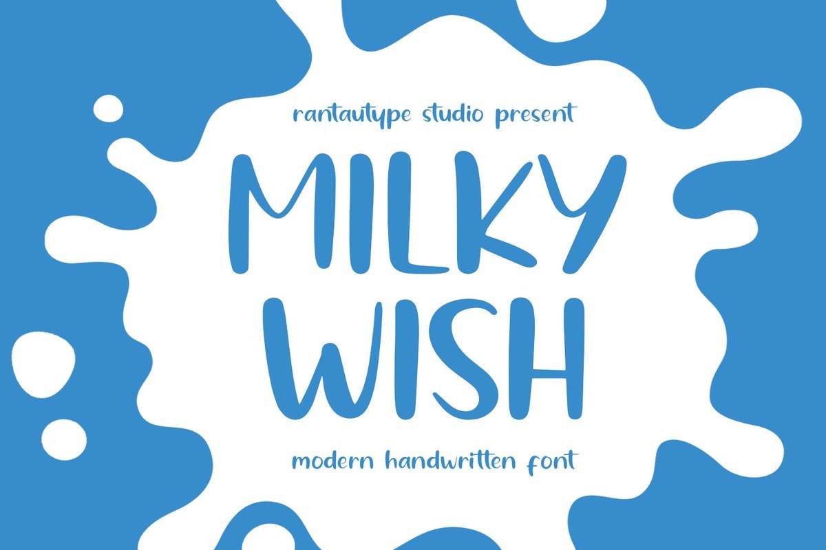 Шрифт Milky Wish