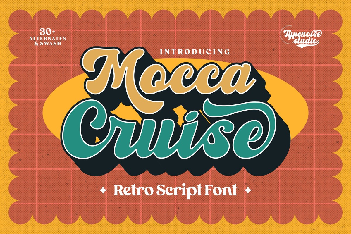 Шрифт Mocca Cruise