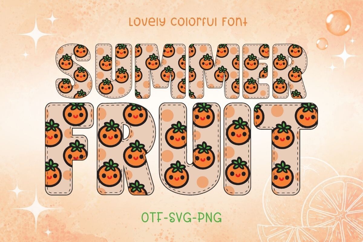 Шрифт Summer Fruit