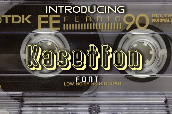Шрифт Kasetfon