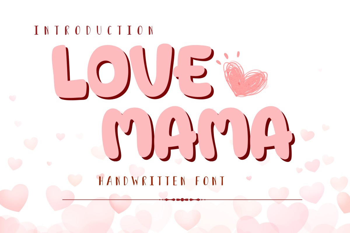 Шрифт Love Mama